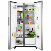 Frigorífico Americano AEG ORX9V351DU Inox - 572 L, No Frost, Eficiencia D y bajo ruido